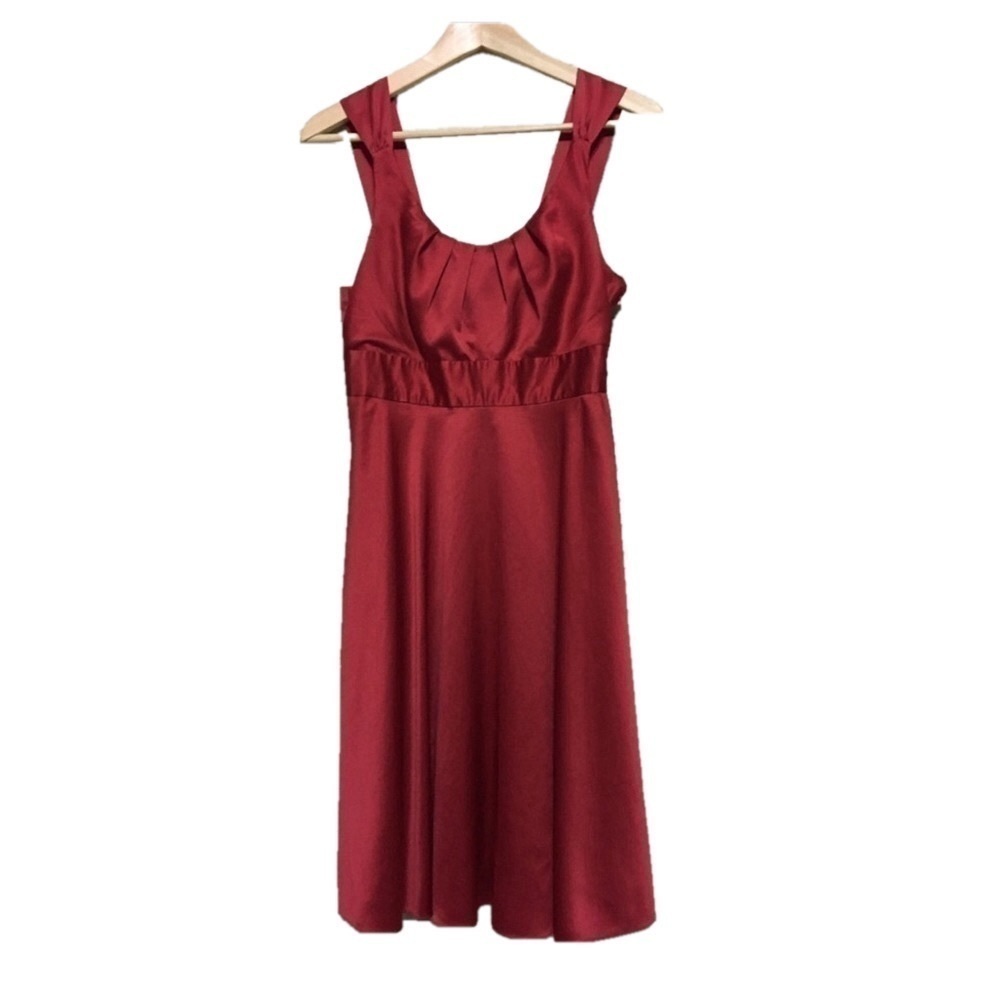 The Limited red satin cocktail party dress size 4